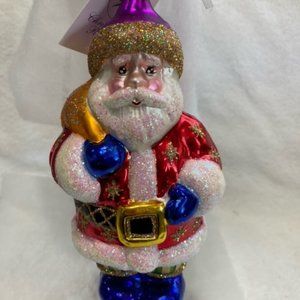 Christopher Radko Coburg Santa Christmas Ornament